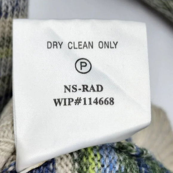 Woolrich Women's Striped‎ Crew Neck 100% Lambs Wool Long Sleeve Sweater Size L - Picture 8 of 11